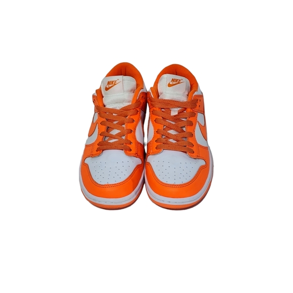 Nike Dunk Low Retro SP Syracuse CU1726 White Orange Blaze Mens Size 8.5 Women 10 - Picture 9 of 11